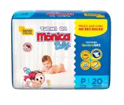 Fralda Turma da Monica Baby Jumbinho – P – 20 Unidades na Amazon