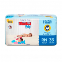 Fralda Turma Da Mônica Baby Jumbo RN 36 Unidades na Amazon