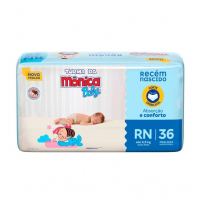 Fralda Turma Da Mônica Baby Jumbo RN 36 Unidades na Amazon