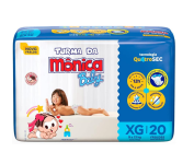 Fralda Turma da Mônica Baby Jumbo XG 20 Unidades na Amazon