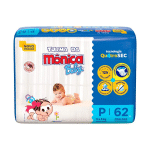 Fralda Turma da Monica Baby Mega P 62 Unidades, Turma da Mônica Baby, Azul, P na Amazon