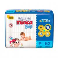 Fralda Turma Da Mônica Baby Mega P 62 Unidades na Amazon