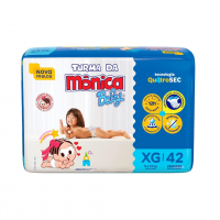 Fralda Turma Da Mônica Baby Mega XG 42 Unidades na Amazon