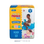 Fralda Turma da Mônica Baby Shortinho Jumbinho XXG 12 Unidades na Amazon