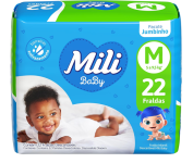 Fralda Ultra Seca Jumbinho M Mili – 1X22 na Amazon