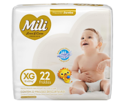 Fralda Xg Mili – Pacote De 22 Fraldas na Amazon