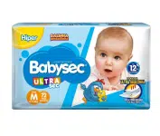 Fraldas Descartáveis Ultrasec Galinha Pintadinha, 72 Unidades, Tamanho M 5 – 9, 5 Kg, Babysec, Azul, M na Amazon