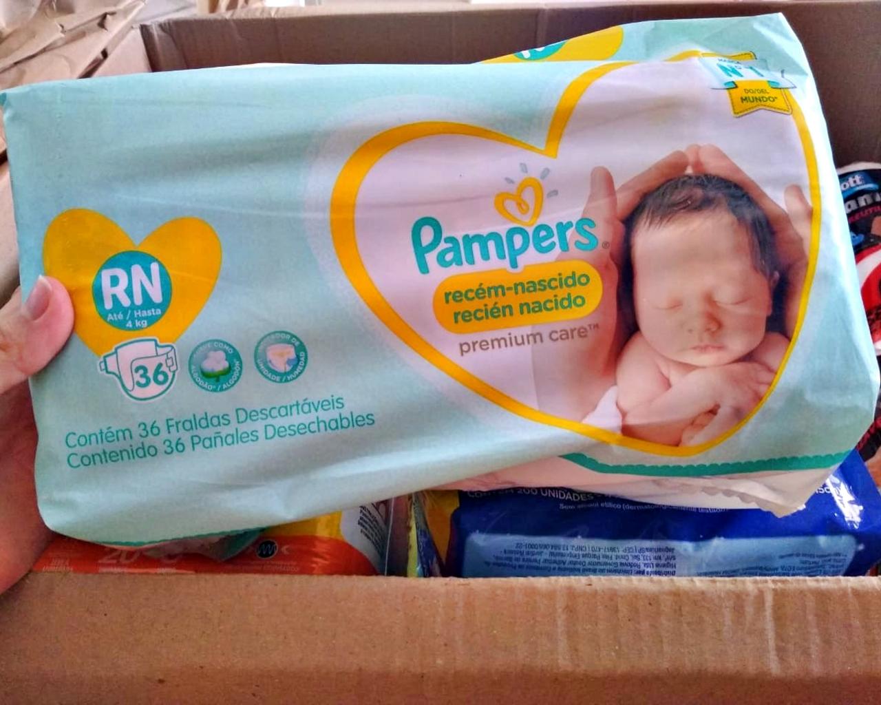 Fraldas Pampers Premium Care Recém Nascido RN+ 36 Unidades na Casas Bahia