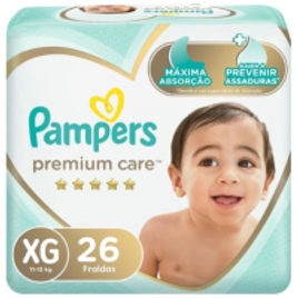 Fraldas Pampers Premium Care XG 26 Unidades na Americanas