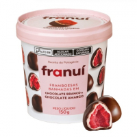 Framboesa Congelada FRANUÍ Com Chocolate Branco E Amargo Congelada 150g na Angeloni Supermercado
