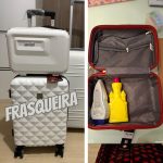 Frasqueira Necessarie de Viagens Wall Street Pequena de mão PP+ABS Rígida na Amazon