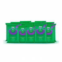 Free Wipes Lenço Umedecido Antisséptico - Pack Com 12 Unidades na Amazon