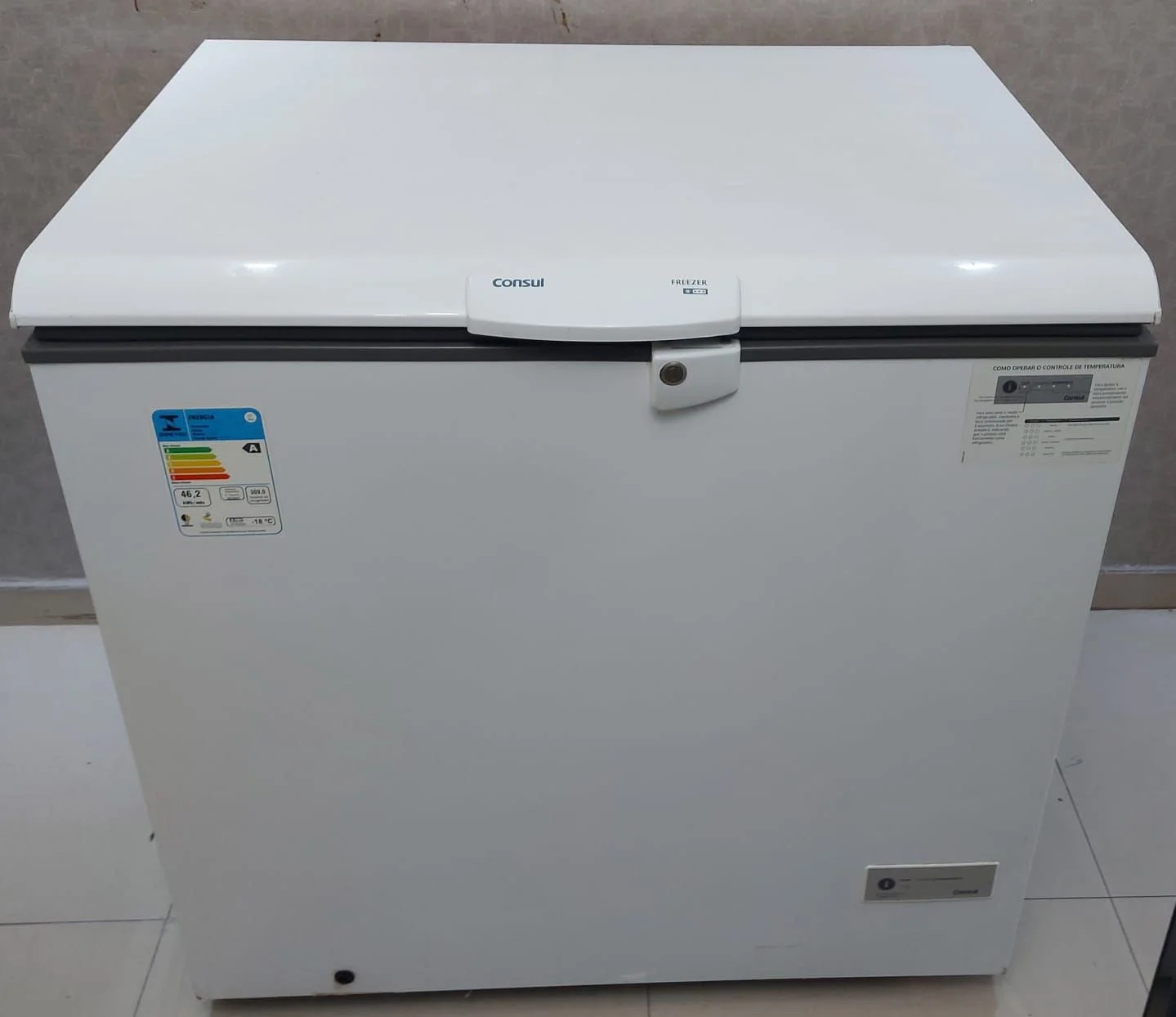 Freezer Horizontal Consul 309L Outlet – CHA31FB _OUT na Compra Certa