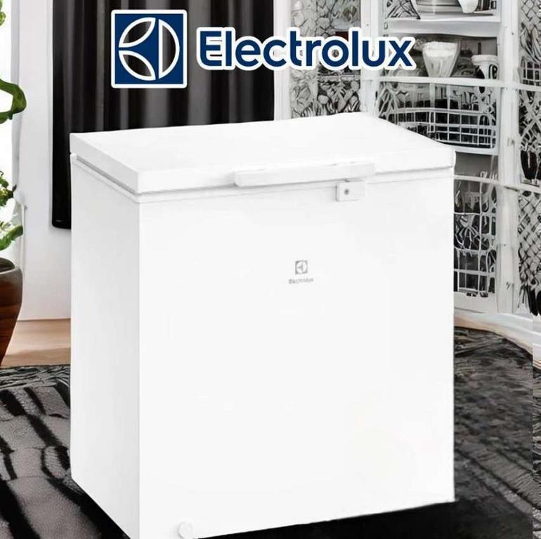 Freezer Horizontal Electrolux Cycle Defrost 199L com função Turbo Freezer Uma Porta (HE200) na Shopclub