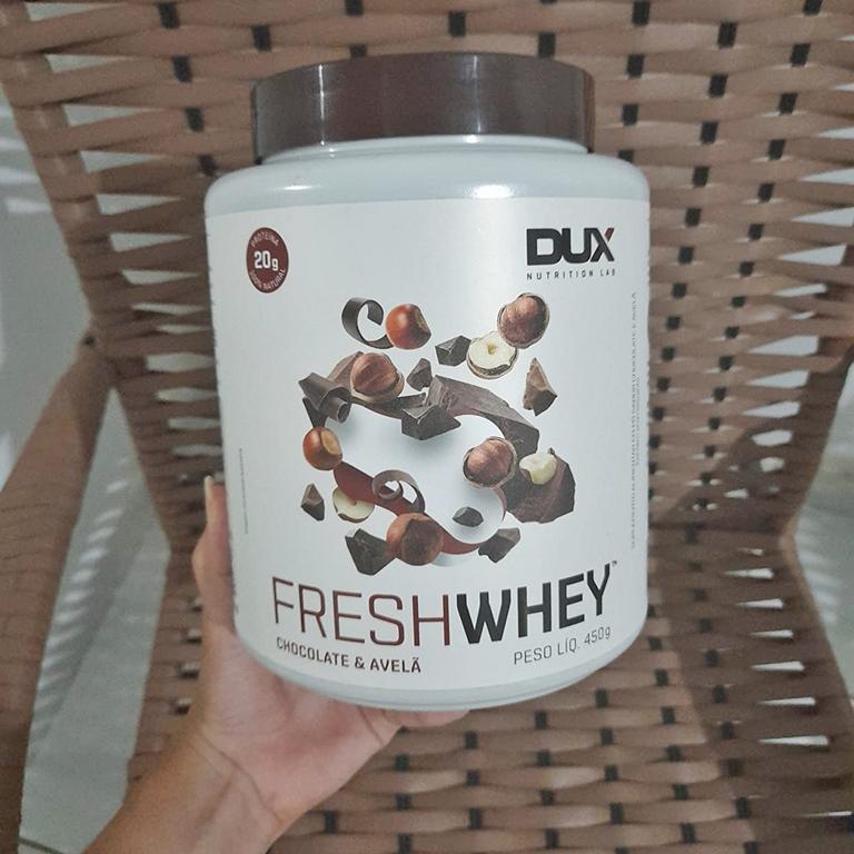 Fresh Whey – 450g Chocolate e Avelã – Dux Nutrition na Amazon