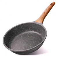 Frigideira 24cm Antiaderente Em Cerâmica Cabo De Madeira - Marketplace na Amazon