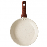 Frigideira Antiaderente 24cm Com Revestimento Cerâmico, Cabo De Madeira na Amazon