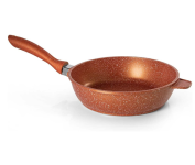 Frigideira Antiaderente Premium 28cm Laranja Graniflon – Alumínio Injetado 3mm, Base 5mm – 3,3 Litros na Amazon