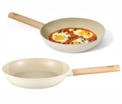 Frigideira Antiaderente Ultra Ceramic 24cm Oikos Bege Mou Nata na Amazon