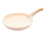 Frigideira de Indução em Alumínio com Revestimento Cerâmico Granilite Bege 24cm na Amazon