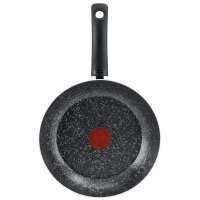 Frigideira Francesa Rochedo Stone Pro 28 Cm, Efeito Pedra - Preto E Cinza na Amazon