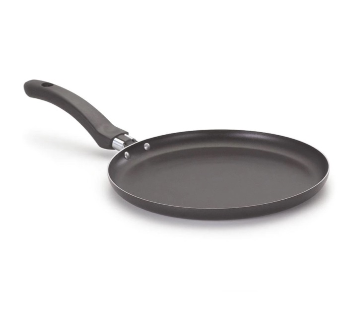 Frigideira Panquequeira Antiaderente 22 cm Preto na Casas Bahia