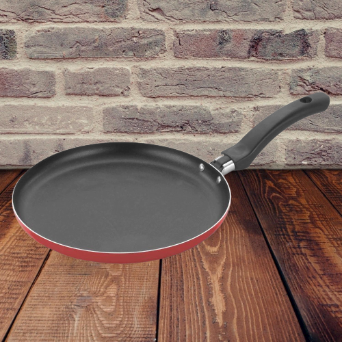 Frigideira Panquequeira Antiaderente 22 cm Vermelho na Casas Bahia