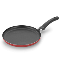 Frigideira Panquequeira Antiaderente 22 Cm Vermelho na Ponto