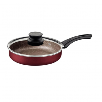 Frigideira Reta Tramontina Paris Em Alumínio Com Revestimento Interno E Externo Com Tampa De Vidro 24 Cm 2,0 L na Amazon