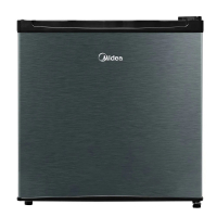 Frigobar Midea 45 Litros Compact Black Edition Mrc06b1 Preto Com Inox na Carrefour