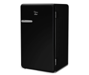 Frigobar Retrô, 95L, Preto, 110V, Midea, MRV10P1 na Amazon