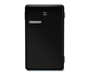 Frigobar Retrô, 95L, Preto, 110V, Midea, MRV10P1 na Amazon