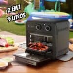 Fritadeira 9L Cadence Classicook Forno e Fryer 2 em 1-127V na Amazon