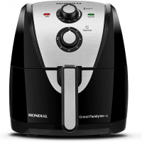 Fritadeira A Ar Mondial, Family Inox Black - 4L, 220V, 1500W - AFN-40-BI na Amazon