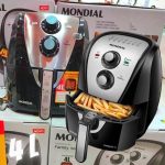 Fritadeira a Ar Mondial, Family Inox Black – 4L, 127V, 1500W – AFN-40-BI na Amazon