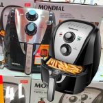 Fritadeira a Ar Mondial, Family Inox Black – 4L, 127V, 1500W – AFN-40-BI na Amazon