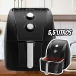 Fritadeira Air Fryer Britânia 5,5L 1500W BFR50 Redstone 127V na Amazon