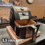 Fritadeira Air Fryer Britânia 5,5L 1500W Gold BFR51 127V na Amazon