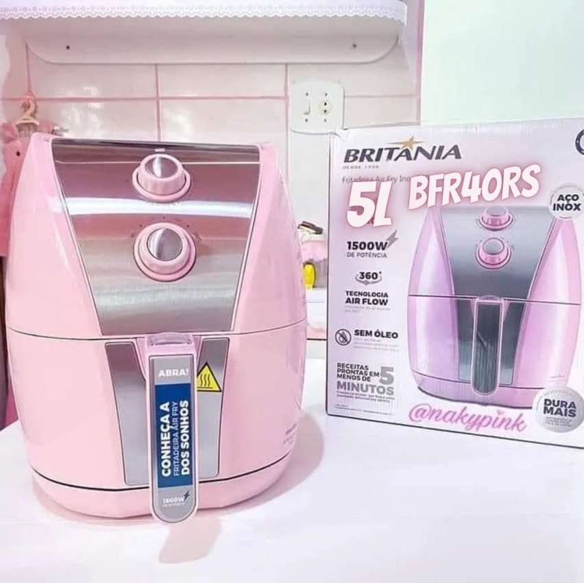 Fritadeira Air Fryer Britânia BFR40RS Antiaderente 5L 1500W na Magazine Luiza