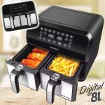 Fritadeira Air Fryer Dual Duplo Cesto 8L, Mondial, 2200W, 220V na Amazon