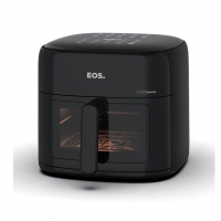 Fritadeira Air Fryer EOS 8,2 Litros Family Chef Gourmet Digital Compacta All Black EAF80P 110V na Amazon