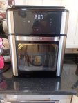 Fritadeira Air Fryer Forno Oven 12 Litros, Mondial, Preto/Inox, 2000W, 110V na Amazon