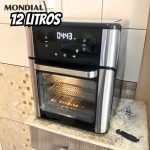 Fritadeira Air Fryer Forno Oven 12 Litros, Mondial, Preto/Inox, 2000W, 110V na Amazon