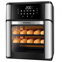 Fritadeira Air Fryer Forno Oven 12L, Mondial, Preto/Inox, 2000W, 110V - AFO-12L-BI na Amazon