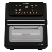Fritadeira Air Fryer Oven Britânia 11 Litros 8 Funções 1800W BAF11A na Havan