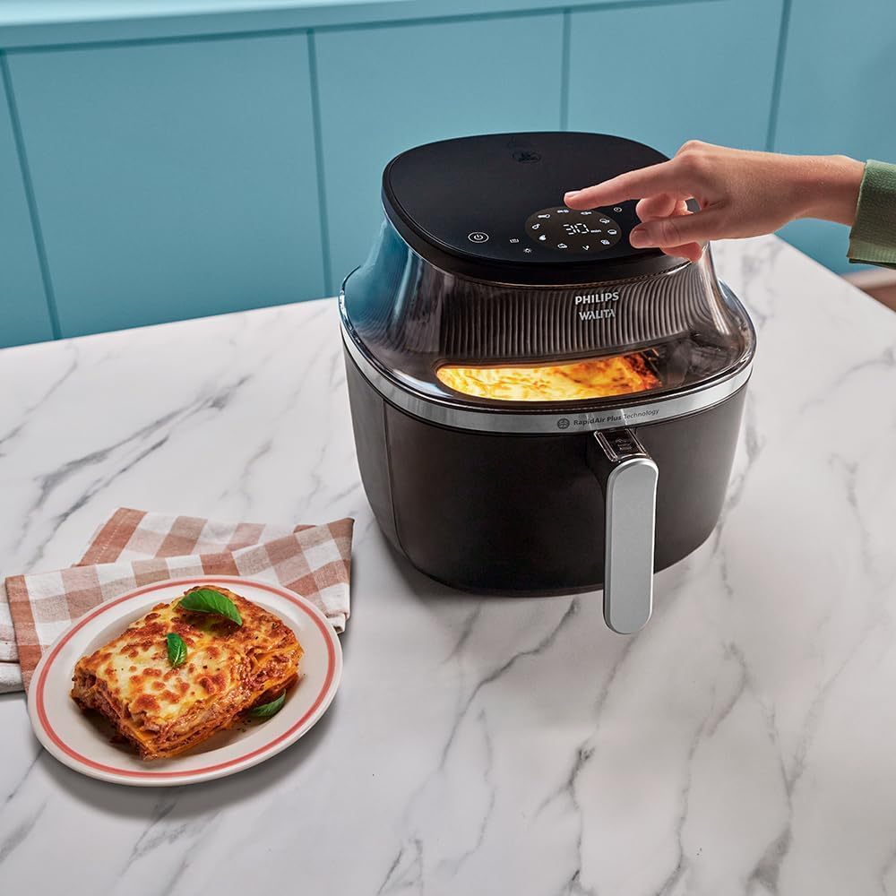 Fritadeira Airfryer Série 3000 7,2L Digital com Visor, Philips Walita, 1800W, 2 anos de garantia – NA341/00 na Amazon