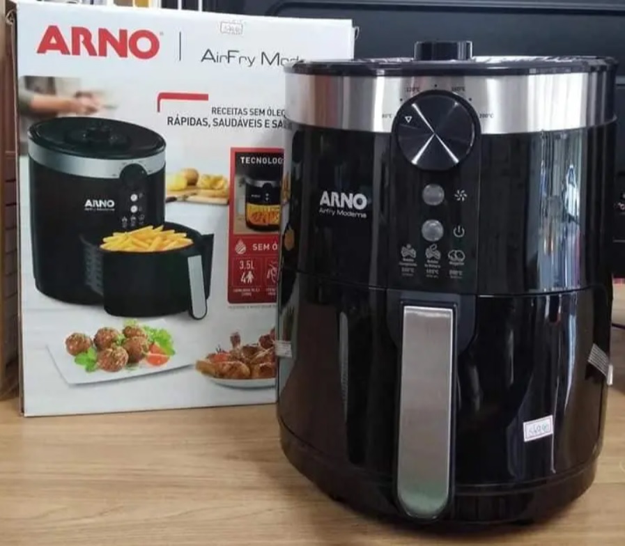 Fritadeira, Arno, Airfry Moderna Pfry, Preto, 110V na Amazon