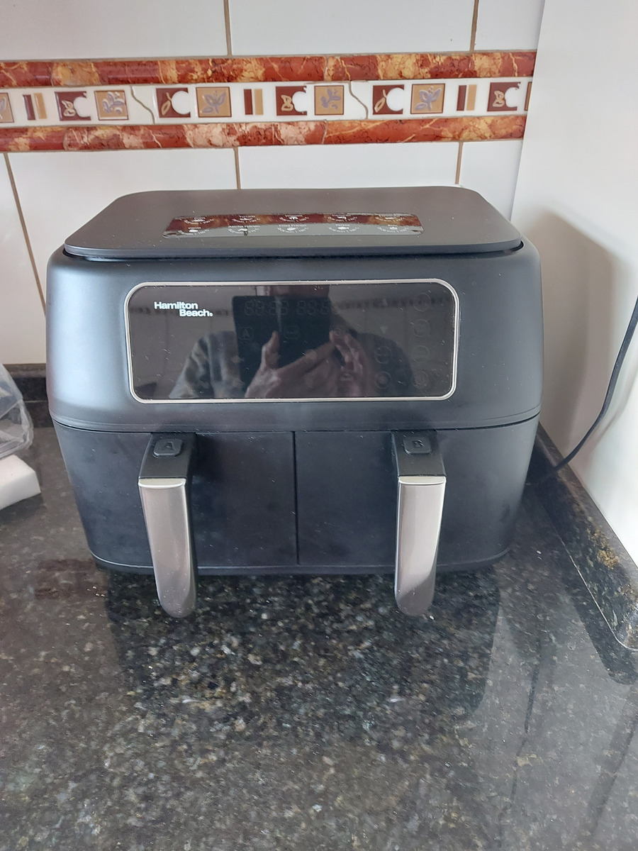 Fritadeira Dual Air Fryer ,hamilton Beach, Duplo Cesto 8 Litros na Shopee