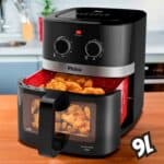 Fritadeira Elétrica Air Fryer Philco 9L PAF90 1800W 220V na Carrefour