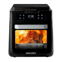 Fritadeira Elétrica Mallory 12 Litros Air Oven Easycook Preto na WebContinental